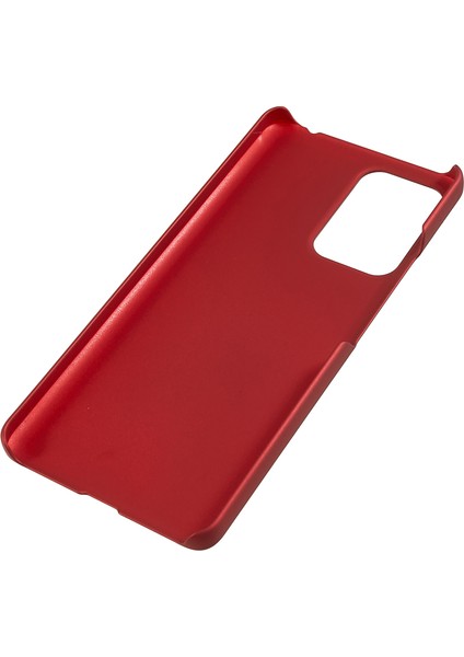 Xiaomi Için Redmi Note 12 Turbo/poco F5 5g Kalu Telefon Kılıfı Çırpmaya Dayanıklı Sert Pc Arka Kapak Kırmızı (Yurt Dışından)