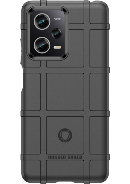 Xiaomi Redmi Için Note 12 Pro 5g/note 12 Pro Speed ​​5g/poco X5 Pro 5g Geri Kabuk, Koruyucu Telefon Kılıfı Sağlam Grid Doku Tpu Kapak Black (Yurt Dışından) fiyatları