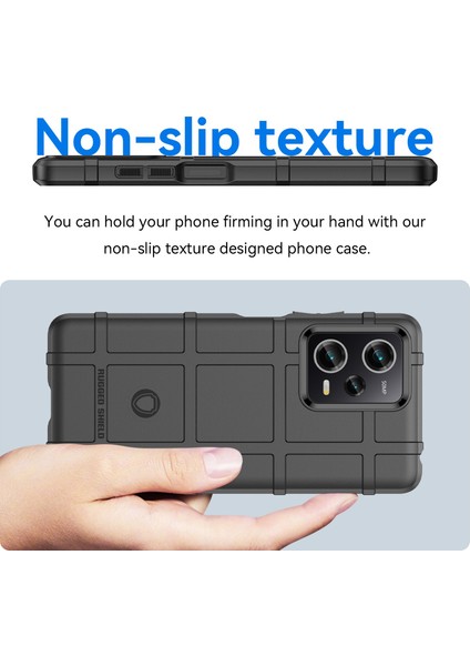 Xiaomi Redmi Için Note 12 Pro 5g/note 12 Pro Speed ​​5g/poco X5 Pro 5g Geri Kabuk, Koruyucu Telefon Kılıfı Sağlam Grid Doku Tpu Kapak Black (Yurt Dışından) fırsatları
