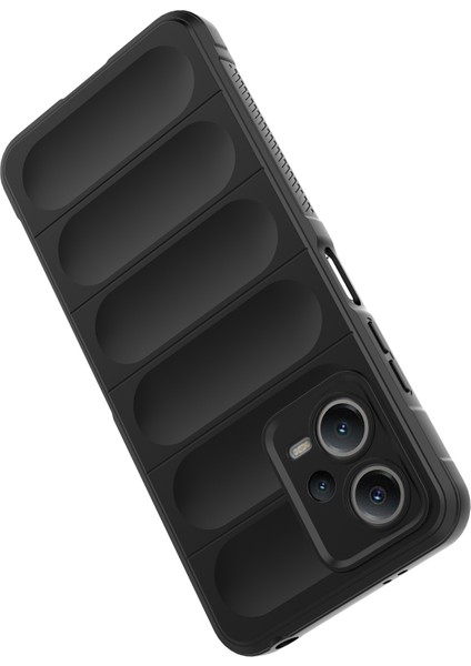 Xiaomi Redmi Için Note 12 5g (Hindistan)/poco X5 5g Yumuşak Tpu Çizgiye Karşı Çizgiye Karşı Çizelge Anti Kılıf Cep Telefonu Damla Damla Koşullu Kapak-Beyaz (Yurt Dışından)