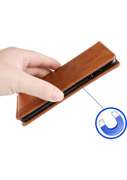 Xiaomi Için Redmi Note 12 4g Cüzdan Stand Telefon Kılıfı Retro Deri Telefon Kapak Kılıfı (Yurt Dışından)