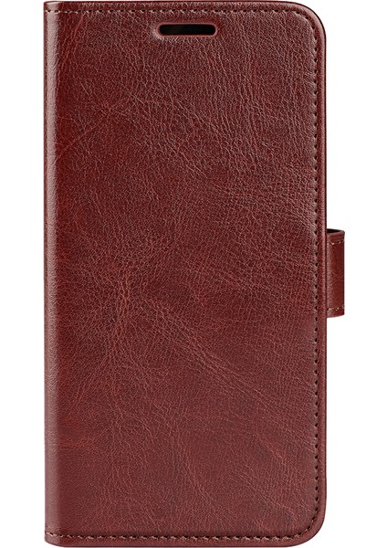 Xiaomi Için Flip Cover 13 Lite/civi 2 5g Pu Deri Deri Cüzdan Çılgın At Doku Stand Telefon Vaka-Kahverengi (Yurt Dışından)