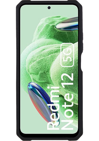 Xiaomi Redmi Için Kickstand Telefon Kılıfı Not 12 5g (Çin)/(Hindistan)/(Global)/poco X5 5g, Pc+Tpu Kart Tutucu Telefon Kapağı Slayt Kameralı Kameralı Yeşil (Yurt Dışından)