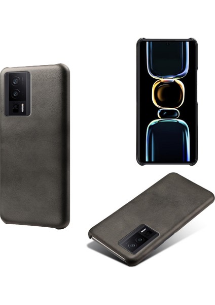Xiaomi Poco F5 Pro 5g/redmi K60 Pro 5G/K60 5g Pu Deri Kaplamalı Pc Telefon Kılıf Buzağı Dokusu Şok Geçirmez Kapak Black (Yurt Dışından) fiyatları