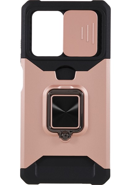 Pc+Tpu Xiaomi Redmi Için Telefon Kılıfı Not 12 Pro 5g/not 12 Pro Speed ​​5g/poco X5 Pro 5g, Lens Koruma Kickstand Arka Kapak Kart Tutucu Golü ile (Yurt Dışından)