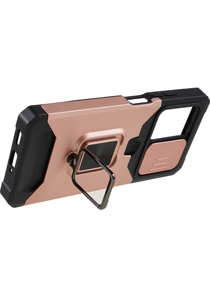 Pc+Tpu Xiaomi Redmi Için Telefon Kılıfı Not 12 Pro 5g/not 12 Pro Speed ​​5g/poco X5 Pro 5g, Lens Koruma Kickstand Arka Kapak Kart Tutucu Golü ile (Yurt Dışından)