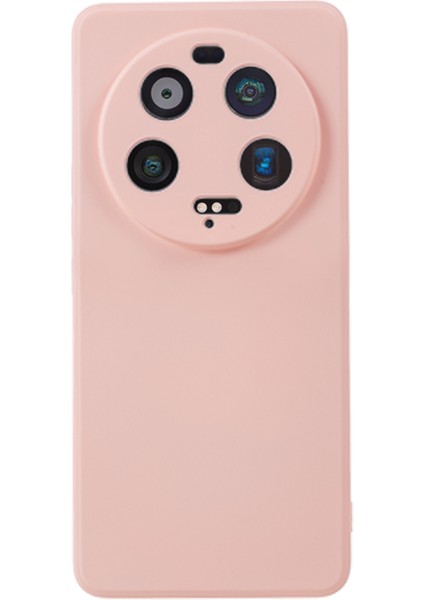 Xiaomi 13 Ultra Fiber Astar Yumuşak Tpu Kılıf Anti-Çizelge Kalu Telefon Kapak Pembe (Yurt Dışından)