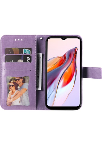 Xiaomi Redmi Için 12C 4G/11A 4g Telefon Kapağı Çiçek Baskı Deri Stand Cüzdan Kılıfı (Yurt Dışından) fiyatları