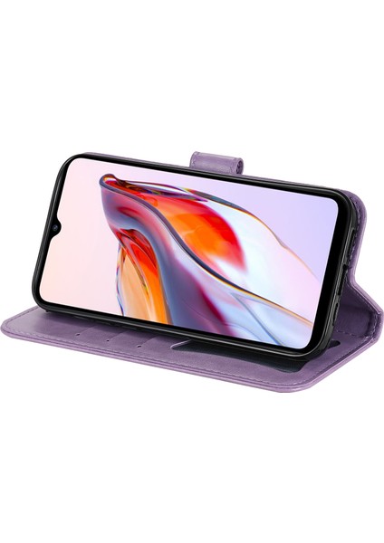 Xiaomi Redmi Için 12C 4G/11A 4g Telefon Kapağı Çiçek Baskı Deri Stand Cüzdan Kılıfı (Yurt Dışından) modelleri