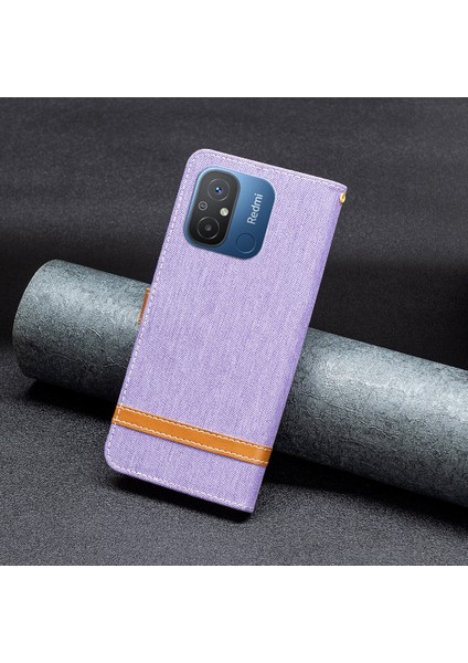 Xiaomi Için Redmi 12C 4g Kot Kotu Ekleme Tasarım Deri Kapak Cüzdan Stand Flip Telefon Kılıfı Doğru (Yurt Dışından) indirimleri