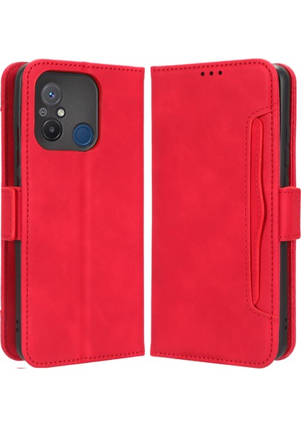 Xiaomi Redmi Için 12C 4G/11A 4g/poco C55 4g Çoklu Kart Yuvaları Telefon Deri Kapak Stand Cüzdan Koruyucu Telefon Korusu (Yurt Dışından)