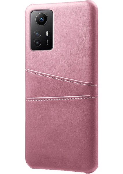 Xiaomi Için Redmi Not 12S 4g Koruyucu Telefon Kılıfı Çift Kart Yuvaları Pu Deri Kaplamalı Sert Pc Kapak Çizgi Altın (Yurt Dışından) fiyatları