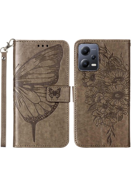 Xiaomi Redmi Için Note 12 5g (Global)/(Hindistan)/(Çin)/poco X5 5g Case Telefon Kapak-Grey (Yurt Dışından)