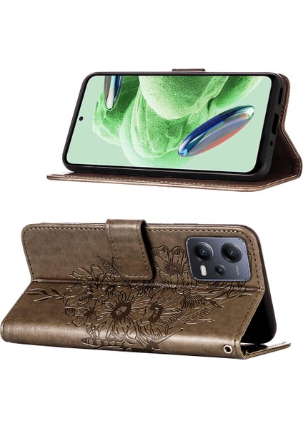 Xiaomi Redmi Için Note 12 5g (Global)/(Hindistan)/(Çin)/poco X5 5g Case Telefon Kapak-Grey (Yurt Dışından) modelleri