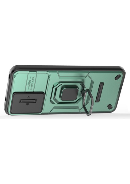 Pc+Tpu Xiaomi Için Redmi Note 12 4g, Telefon Kılıfı Lens Koruma Kickstand Kapak Yeşili (Yurt Dışından) fırsatları
