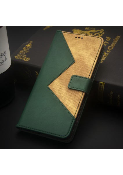 Xiaomi 13 Lite/civi 2 5g Stand Telefon Kılıfı Renk Ekleme Kartı Tutucu Deri Telefon Kapağı Kayış Yeşil (Yurt Dışından) fırsatları