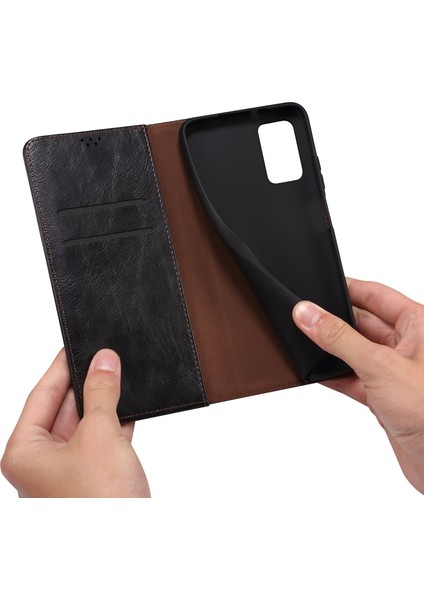 Xiaomi Için 13 Ultra Deri Cüzdan Telefon Kılıfı Mumsu Çılgın At Doku Stand Telefon Kapak Black (Yurt Dışından) fiyatları