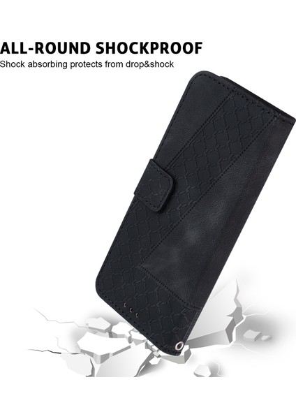 Xiaomi Poco X5 Pro 5g/redmi Için Note 12 Pro Speed ​​5g/note 12 Pro 5g Deri Telefon Kılıfı 7 Şekilli Basılı Cüzdan Stand Kapağı Black (Yurt Dışından) indirimleri