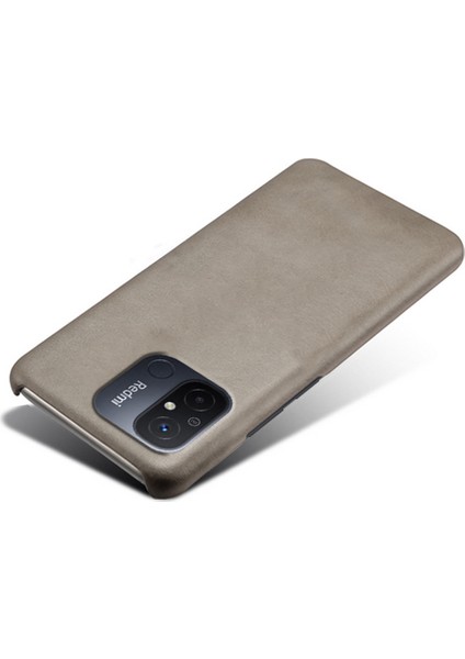 Xiaomi Redmi Için 12C 4g Buzağı Dokusu Telefon Kılıfı Deri Kaplamalı Pc Şok Geçirmez Kapak Grey (Yurt Dışından) modelleri