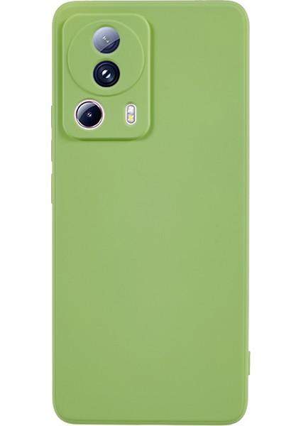 Xiaomi Için 13 Lite/civi 2 5g Ka Tpu Şok Geçirmez Kasa Fiber Astar Yumuşak Telefon Kapağı Bean Yeşil (Yurt Dışından)