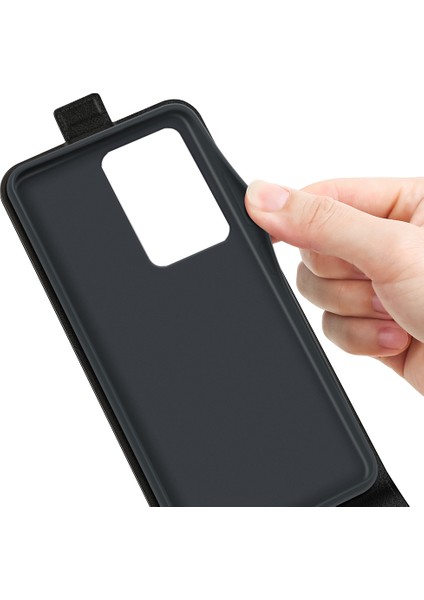Xiaomi Için 13 Lite/civi 2 5g Kart Tutucu Dikey Flip Telefon Kılıfı Çılgın At Dokusu Pu Deri Kapak Black (Yurt Dışından) fırsatları