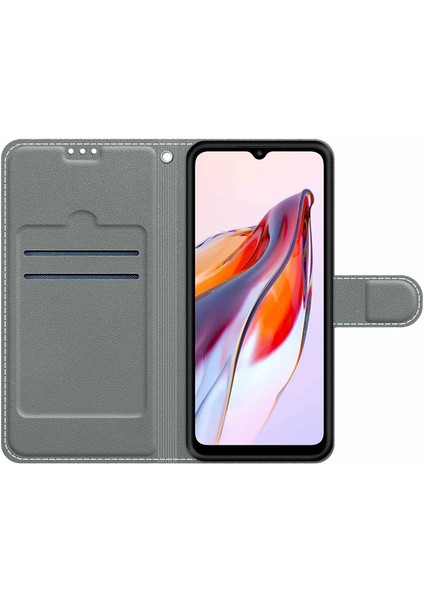 Xiaomi Redmi 12C 4g Için Desen Baskılı Deri Kapak, Stant, Kayış Gecesi Yol/ay (Yurt Dışından)