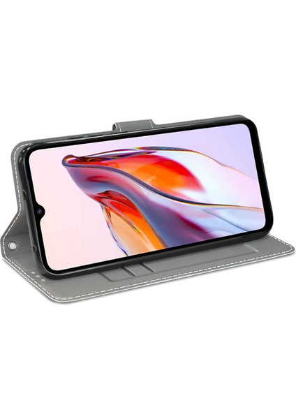 Xiaomi Redmi 12C 4g Için Desen Baskılı Deri Kapak, Stant, Kayış Gecesi Yol/ay (Yurt Dışından)