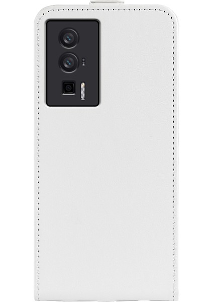 Xiaomi Poco F5 Pro 5g/redmi K60 Pro 5G/K60 5g Pu Deri Çılgın At Dokusu Dikey Flip Telefon Kapak Kartı Tutucu-Beyaz (Yurt Dışından) indirimleri