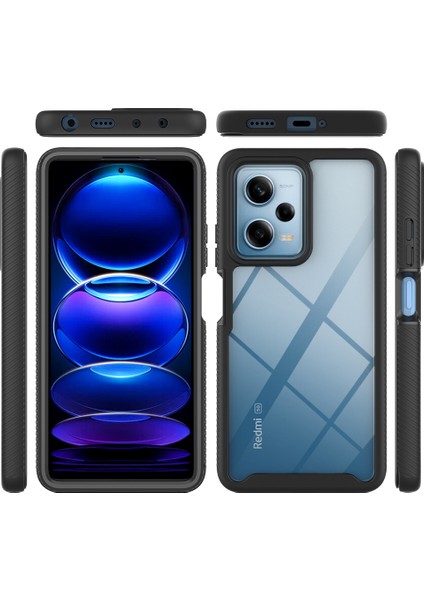 Xiaomi Redmi Için Temiz Telefon Kılıfı Not 12 Pro 5g/note 12 Pro Speed ​​5g/poco X5 Pro 5g, Pc+Tpu Koruyucu Kapak Pet Film-Baby Blue (Yurt Dışından) fırsatları