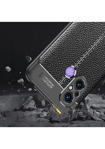 Xiaomi Redmi 12C 4g Için Slim Tpu Telefon Kapağı, Litchi Doku Anti-Çizelge Şok Geçirmez Telefon Vaka-Mavisi (Yurt Dışından) modelleri