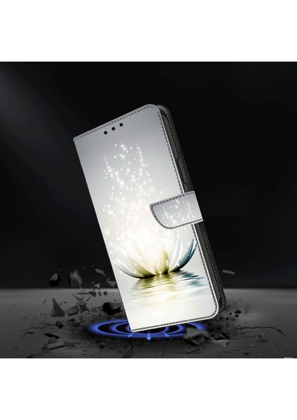 Xiaomi Redmi Için Telefon Kılıfı Not 12 5g (Çin)/(Hindistan)/(Global)/poco X5 5g, Pu Deri 3D Desen Stand Flip Cüzdan Kapak Lotus (Yurt Dışından) fırsatları