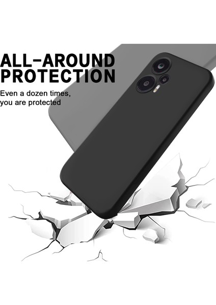 Xiaomi Poco F5 5G/Redmi için Cep Telefonu Kapağı Not 12 Turbo, Yumuşak Astar+Sıvı Silikon Akıllı Telefon Kılıfı Kabuklu Kabuklu (Yurt Dışından) indirimleri