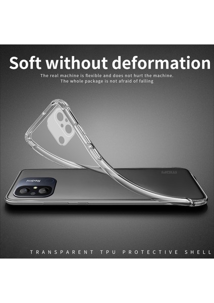 Xiaomi Redmi 12C 4g Için Tpu Şeffaf Telefon Kılıfı, Cep Telefonu Geri Koruyucu Kapak (Yurt Dışından) modelleri