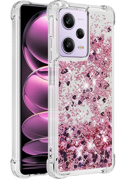 Xiaomi Redmi Için Note 12 Pro 5g/note 12 Pro Speed ​​5g/poco X5 Pro 5g Cep Telefonu Kılıf Anti-Drop Tpu Telefon Kapak Çizgi Altın/kalpler (Yurt Dışından)