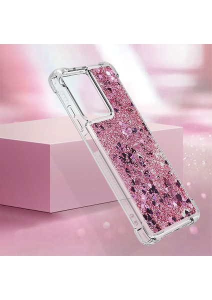 Xiaomi Redmi Için Note 12 Pro 5g/note 12 Pro Speed ​​5g/poco X5 Pro 5g Cep Telefonu Kılıf Anti-Drop Tpu Telefon Kapak Çizgi Altın/kalpler (Yurt Dışından)