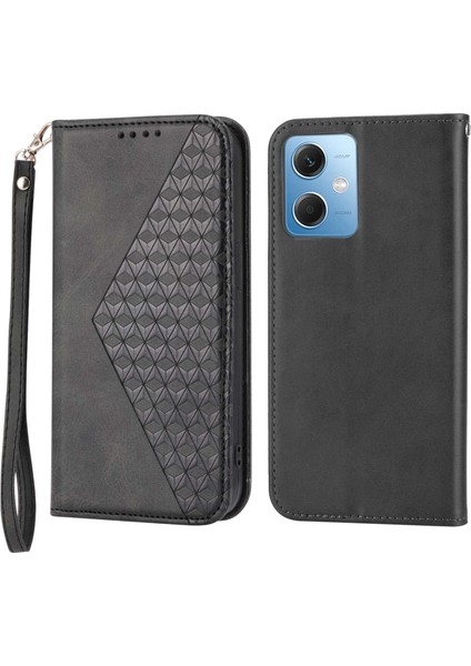 Xiaomi Redmi Için Pu Deri Kılıf Not 12 5g (Global)/(Hindistan)/(Çin)/poco X5 5g, Cüzdan Telefon Stand Buzağı Dokusu Manyetik Kapan (Yurt Dışından)