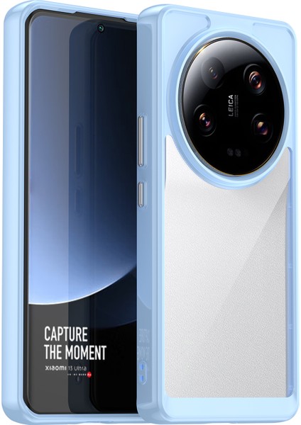 Xiaomi 13 Ultra Şeffaf Geri Kılıf Tpu+Akrilik Anti-Çizelge Şok Geçirmez Telefon Kapak Mavisi (Yurt Dışından)