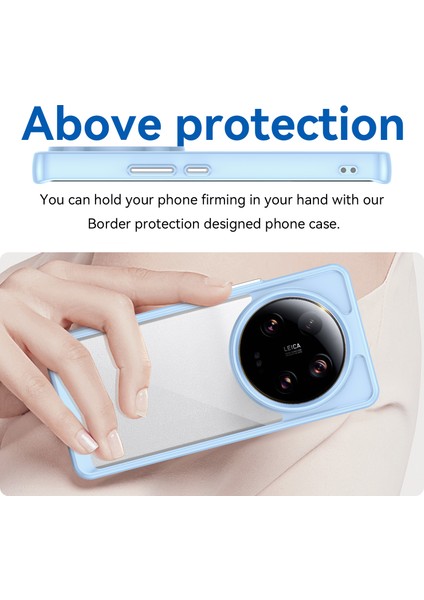 Xiaomi 13 Ultra Şeffaf Geri Kılıf Tpu+Akrilik Anti-Çizelge Şok Geçirmez Telefon Kapak Mavisi (Yurt Dışından) fırsatları