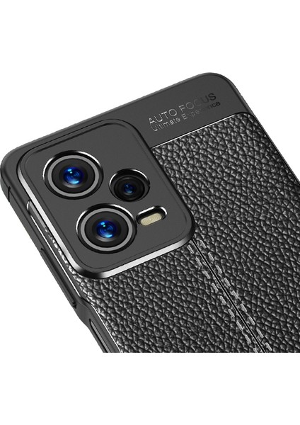 Xiaomi Redmi Için Tpu Kılıfı Note 12 Pro 5g, Şok Geçirmez Litchi Doku Koruyucu Telefon Kapak Black (Yurt Dışından) fırsatları