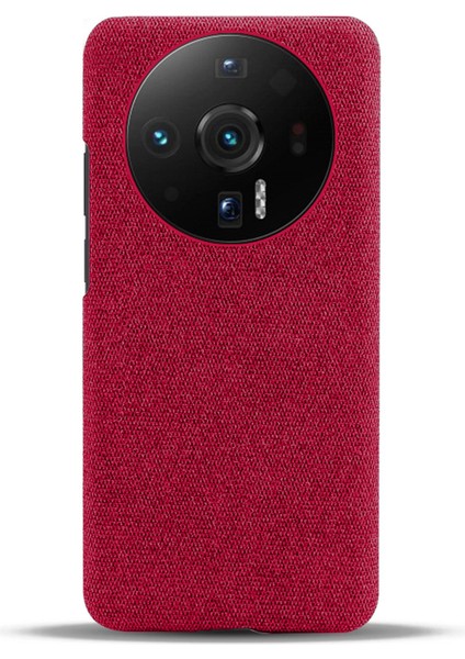 Xiaomi 12S Için Ultra 5g Anti-Chock Anti-Chock Vakası Düz ​​renk Bez Kumaş Iyi Korunmuş Cep Telefonu Kapak-Kırmızı (Yurt Dışından) fırsatları