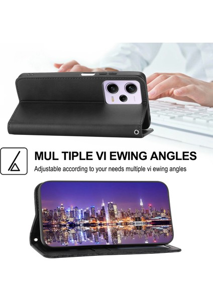 Xiaomi Redmi Için Note 12 Pro 5g /note 12 Pro Speed ​​5g /poco X5 Pro 5g Baskılı Rhombus Desen Stand Buzağı Doku Kapağı Pu Deri Deri Cüzdan Manyetik Kapanma Kılıf Black (Yurt Dışından) indirimleri
