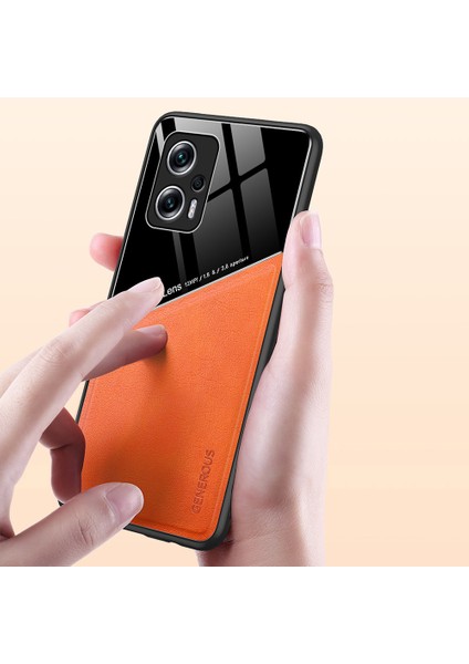 4U Sky Xiaomi Redmi Için Note 11T Pro 5g/not 11T Pro+ 5g/poco X4 Gt 5g/redmi K50I 5g Telefon Kapağı Deri Kaplamalı Tpu+ Pc Case-Mavi (Yurt Dışından)