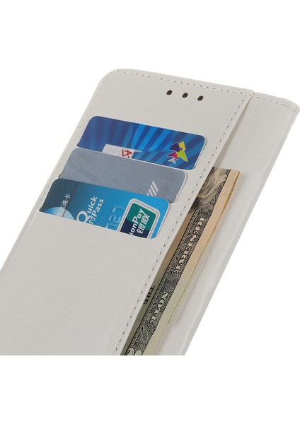 Xiaomi Için Redmi Note 12 4g Koruyucu Telefon Kapağı Standı Pu Deri Cüzdan Telefon Vaka-Beyaz (Yurt Dışından) fiyatları