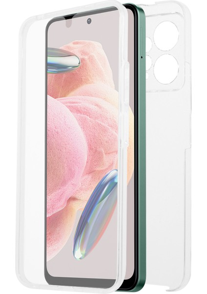 Xiaomi Için Redmi Note 12 4g Anti-Drop Telefon Kılıfı Tpu Çerçevesi+Akrilik Geri+Pet Ön Kapak Telefon Koruyucu (Yurt Dışından)