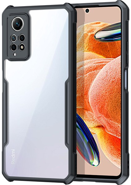 Xiaomi Redmi Için Note 12 Pro 4g Temiz Telefon Kılıfı Akrilik+Tpu Anti-Drop Telefon Kapak Black (Yurt Dışından)