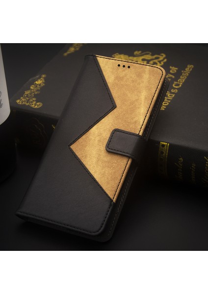Xiaomi Poco F5 Pro 5g/redmi K60 Pro 5G/K60 5g Kart Yuvaları Renk Ekleme Deri Manyetik Telefon Kılıfı Bilek Kayış-Black (Yurt Dışından) fırsatları
