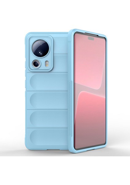 Xiaomi 13 Lite/civi 2 5g Şok Geçirmez Tpu Telefon Kapak Cep Telefonu Geri Batak Mavisi (Yurt Dışından)