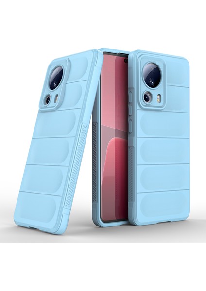 Xiaomi 13 Lite/civi 2 5g Şok Geçirmez Tpu Telefon Kapak Cep Telefonu Geri Batak Mavisi (Yurt Dışından)