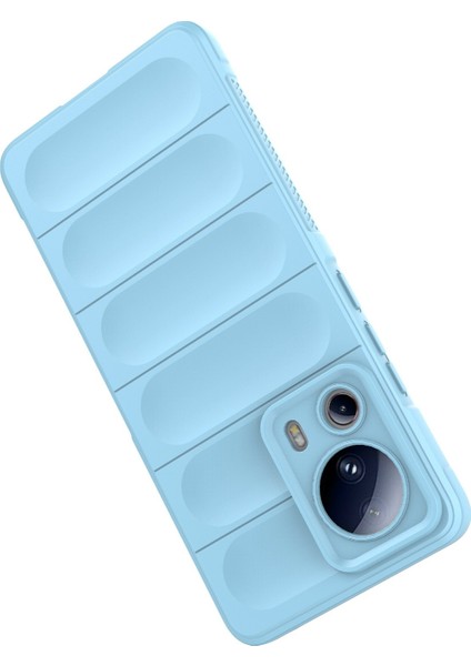Xiaomi 13 Lite/civi 2 5g Şok Geçirmez Tpu Telefon Kapak Cep Telefonu Geri Batak Mavisi (Yurt Dışından)