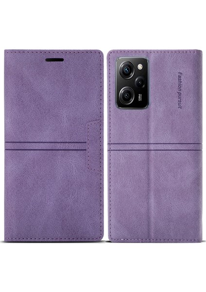 Xiaomi Poco X5 Pro 5g/redmi Için Note 12 Pro Speed ​​5g/note 12 Pro 5g Cüzdan Telefon Kılıfı Koruyucu Pu Deri Flip Kapak-Doğru (Yurt Dışından)